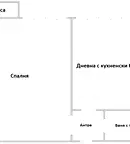 Двустаен апартамент в София, Красна поляна 1