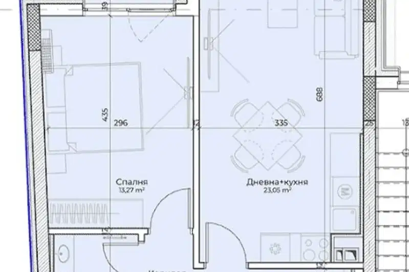 2-bedroom apartment in Sofia, Krasno Selo