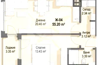 Двустаен апартамент в София, Кръстова вада