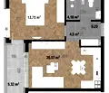 Снимка 3 — Двустаен апартамент в София, Кръстова вада