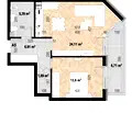 Снимка 3 — Двустаен апартамент в София, Кръстова вада