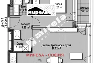 Двустаен апартамент в София, Кръстова вада