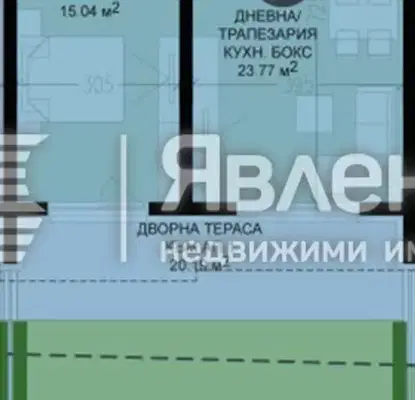 Снимка 2 — Двустаен апартамент в София, Кръстова вада