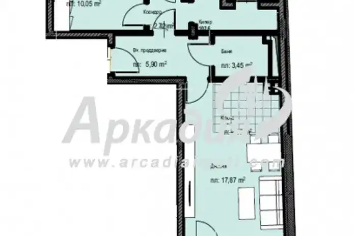 2-bedroom apartment in Plovdiv, Kyrshiyaka