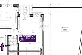 Двустаен апартамент в Пловдив, Кършияка