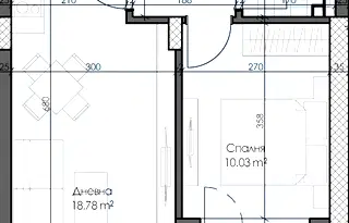 Двустаен апартамент в Пловдив, Кършияка