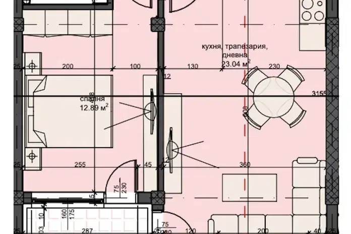 2-bedroom apartment in Plovdiv, Kyrshiyaka