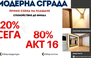 Двустаен апартамент в Пловдив, Кършияка