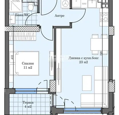 Photo 2 — 2-bedroom apartment in Plovdiv, Kyrshiyaka