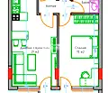 Снимка 2 — Двустаен апартамент в Пловдив, Кършияка
