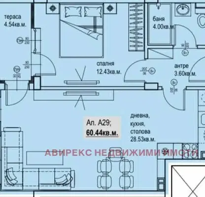 Photo 2 — 2-bedroom apartment in Plovdiv, Kyrshiyaka