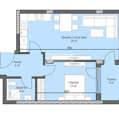 Photo 2 — 2-bedroom apartment in Plovdiv, Kyrshiyaka