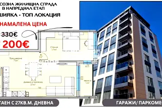Двустаен апартамент в Пловдив, Кършияка