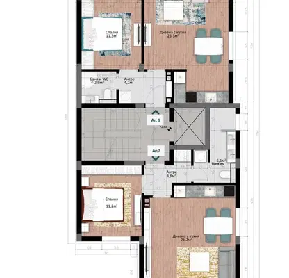 Снимка 3 — Двустаен апартамент в Пловдив, Кършияка
