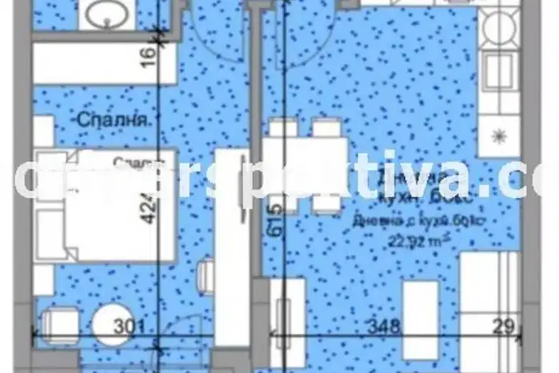 2-bedroom apartment in Plovdiv, Kyuchuk Parij