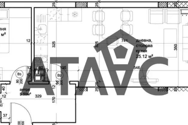 2-bedroom apartment in Plovdiv, Kyuchuk Parij