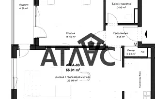 Двустаен апартамент в Пловдив, Кючук Париж