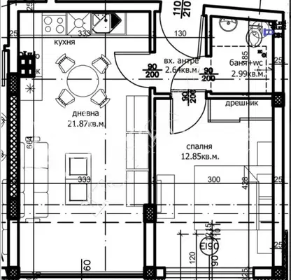 Photo 4 — 2-bedroom apartment in Varna, Levski 2
