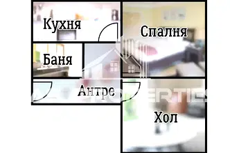 Двустаен апартамент в София, Люлин 1