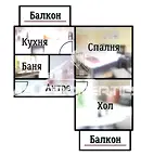 Двустаен апартамент в София, Люлин 1