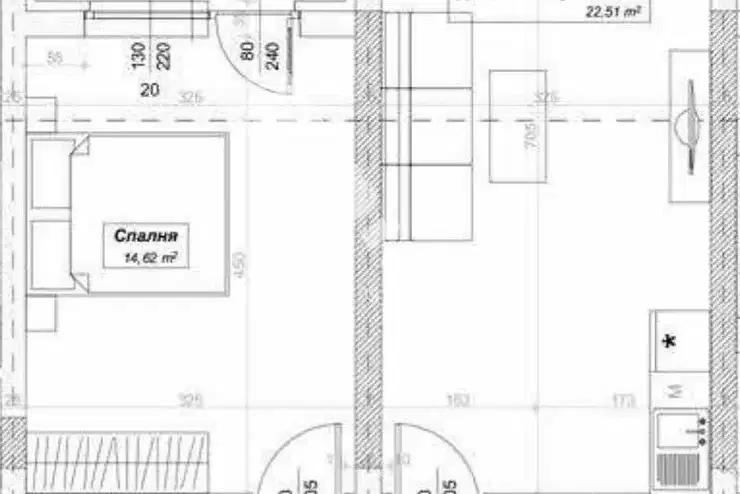 Двустаен апартамент в София, Люлин 10