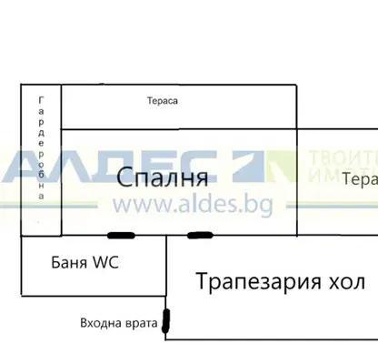 Снимка 2 — Панорамен 2-стаен апартамент в Люлин 2 с две тераси