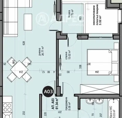 Photo 3 — 2-bedroom apartment in Sofiya, Lyulin 5