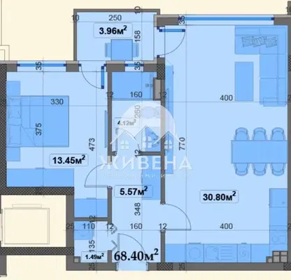 Photo 5 — 2-bedroom apartment in Varna, Manastirski Rid