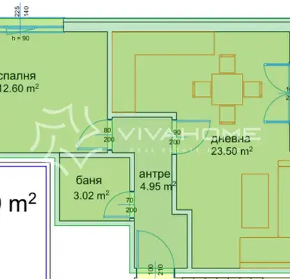 Снимка 3 — Двустаен апартамент във Варна, м-т Пчелина