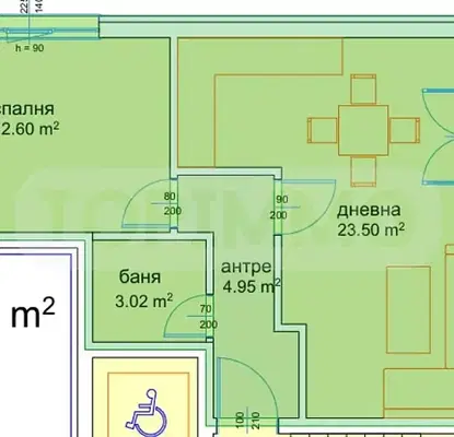 Снимка 2 — Двустаен апартамент във Варна, м-т Пчелина