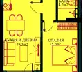 Снимка 5 — Двустаен апартамент в София, Малинова долина