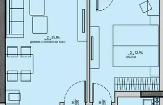 Двустаен апартамент в София, Малинова долина