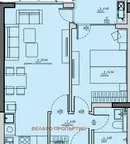 Двустаен апартамент в София, Малинова долина