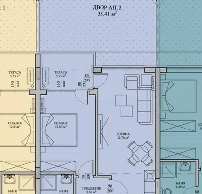 Photo 3 — 2-bedroom apartment in Sofiya, Malinova Dolina