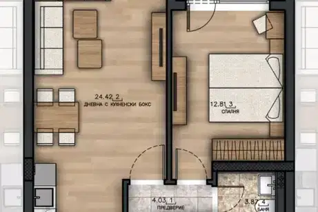 2-bedroom apartment in Sofia, Malinova Dolina