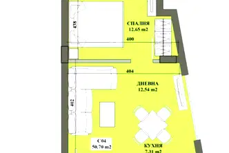 Двустаен апартамент в София, Манастирски ливади