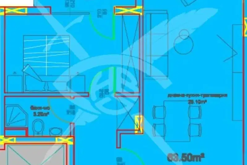 2-bedroom apartment in Burgas, Meden Rudnik - Zona A