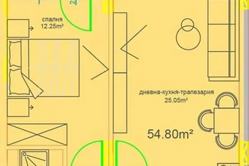 2-bedroom apartment in Burgas, Meden Rudnik - Zona D