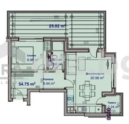 Photo 3 — 2-bedroom apartment in Varna, Mladost 1