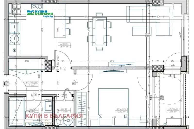 2-bedroom apartment in Varna, Mladost 2