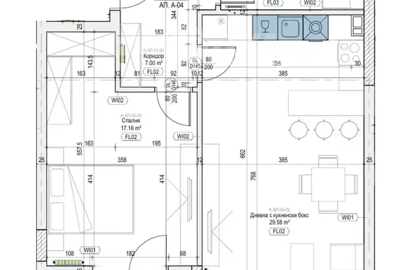 2-bedroom apartment in Sofiya, Mladost 2