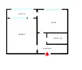 Снимка 2 — Двустаен апартамент с югоизточно изложение в Младост 3, София