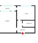 Двустаен апартамент с югоизточно изложение в Младост 3, София