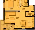 Снимка 2 — Просторен 2-стаен апартамент с тераса в Младост 3, София
