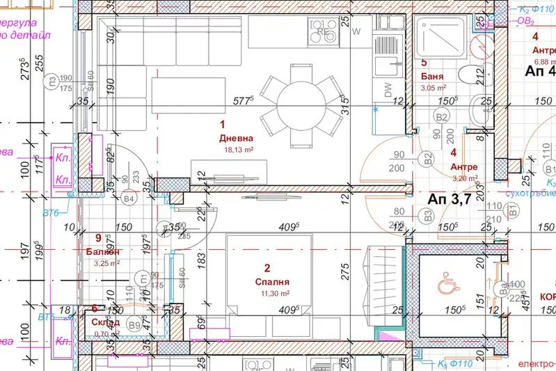 2-bedroom apartment in Sofiya, Nadejda 2