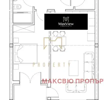 Снимка 3 — Двустаен апартамент в София, Орландовци
