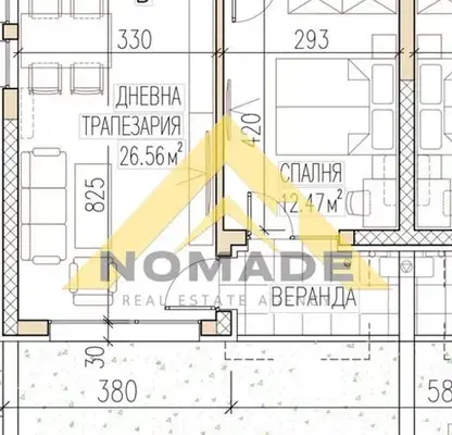 Снимка 5 — Двустаен апартамент в Пловдив, Остромила