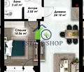 Снимка 4 — Двустаен апартамент в Пловдив, Остромила