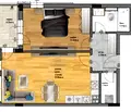 Снимка 2 — Двустаен апартамент в Пловдив, Остромила