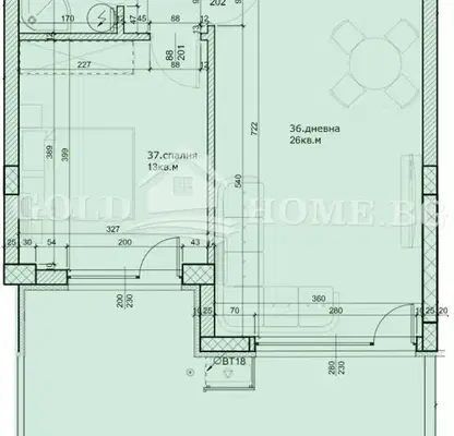 Photo 3 — 2-bedroom apartment in Plovdiv, Ostromila